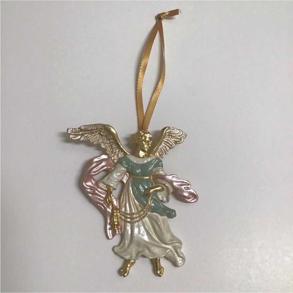 The Met New York Museum of Art 2018 Angel Christmas Tree Ornament Gold USA NEW - Picture 11 of 16